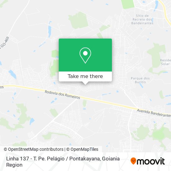 Linha 137 - T. Pe. Pelágio / Pontakayana map