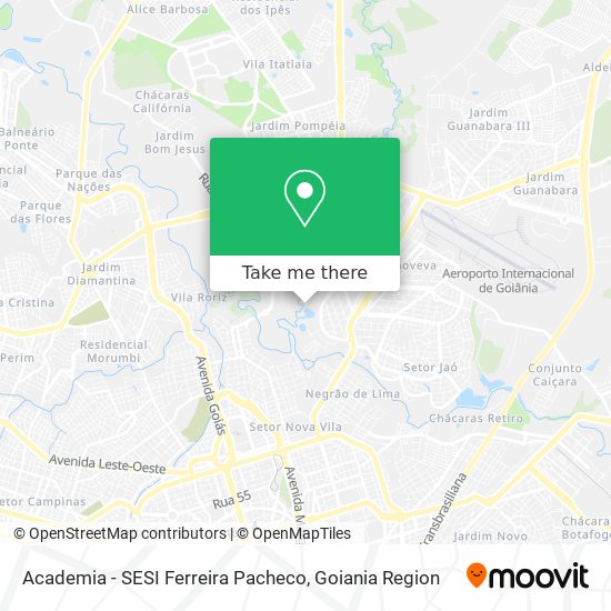 Mapa Academia - SESI Ferreira Pacheco