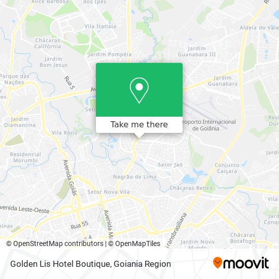 Mapa Golden Lis Hotel Boutique