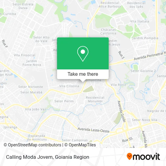 Calling Moda Jovem map