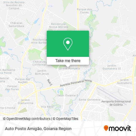 Auto Posto Amigão map