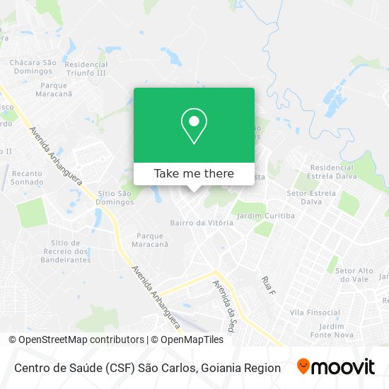 Centro de Saúde (CSF) São Carlos map