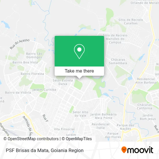 PSF Brisas da Mata map