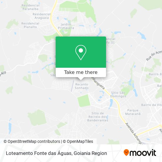 Loteamento Fonte das Águas map
