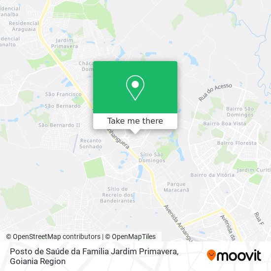 Posto de Saúde da Familia Jardim Primavera map