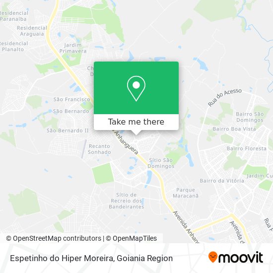 Espetinho do Hiper Moreira map
