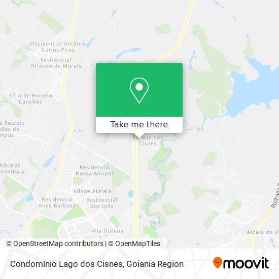 Condomínio Lago dos Cisnes map