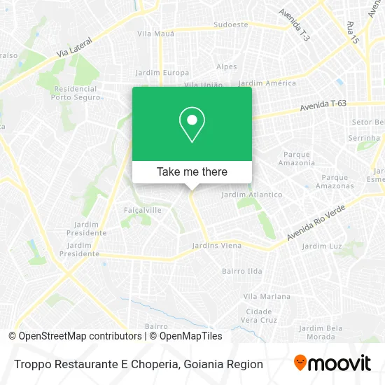 Troppo Restaurante E Choperia map