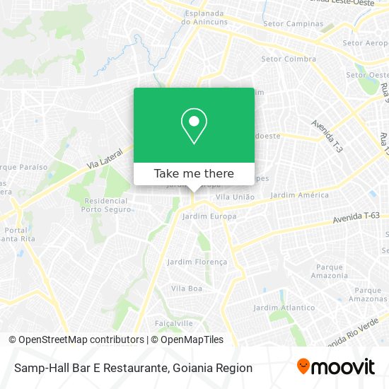 Samp-Hall Bar E Restaurante map