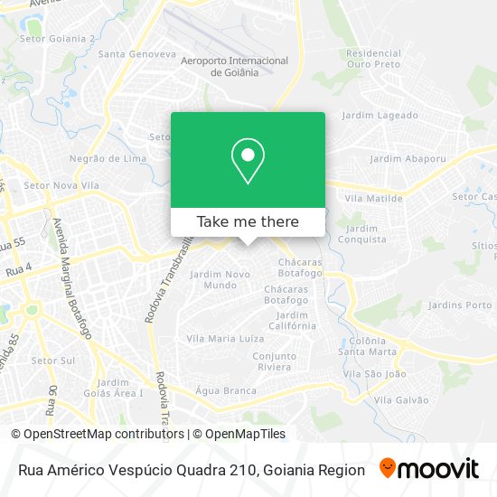 Rua Américo Vespúcio Quadra 210 map