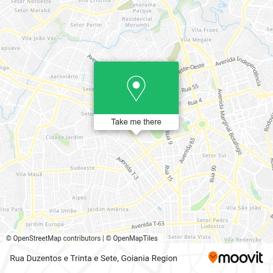 Rua Duzentos e Trinta e Sete map