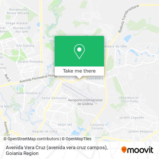 Avenida Vera Cruz (avenida vera cruz campos) map