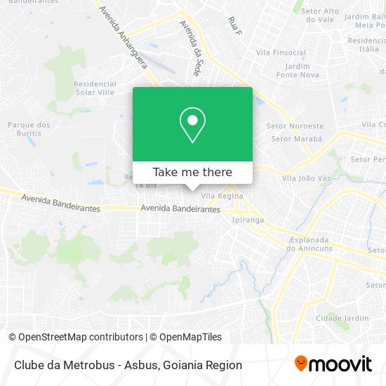 Mapa Clube da Metrobus - Asbus
