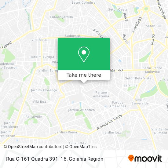 Rua C-161 Quadra 391, 16 map