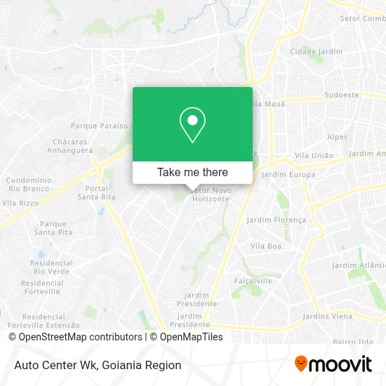Auto Center Wk map