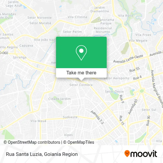 Rua Santa Luzia map