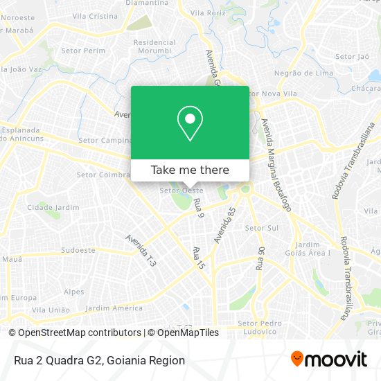 Mapa Rua 2 Quadra G2