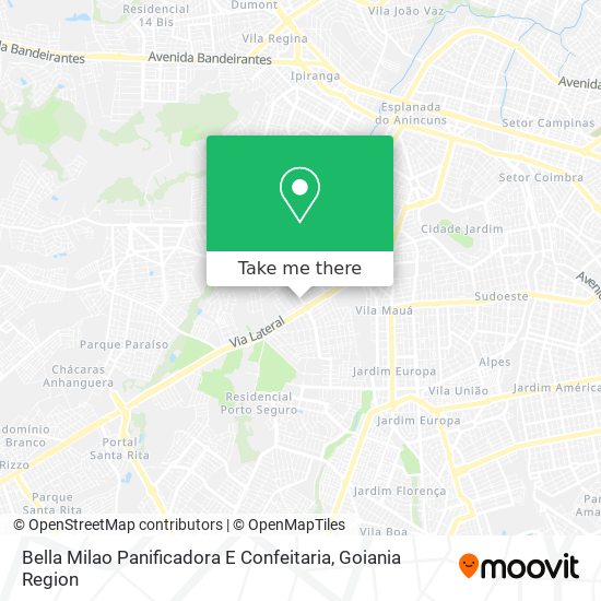 Bella Milao Panificadora E Confeitaria map