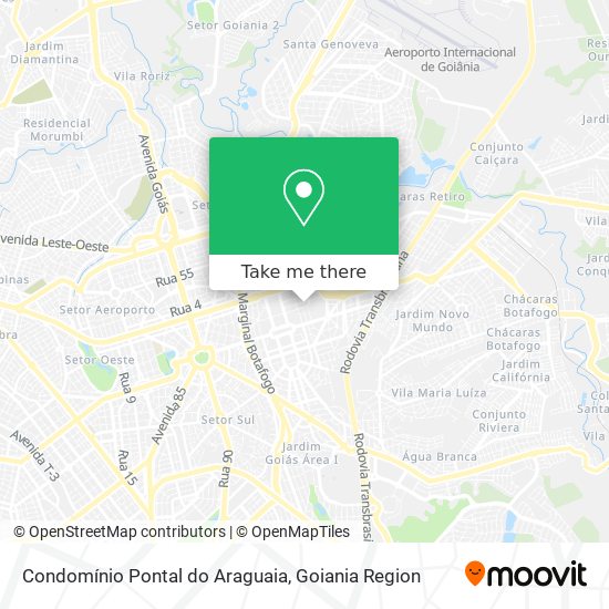 Condomínio Pontal do Araguaia map