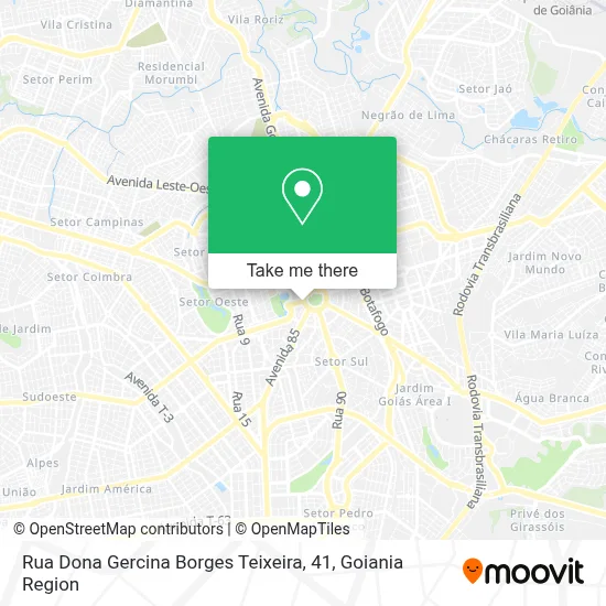 Rua Dona Gercina Borges Teixeira, 41 map