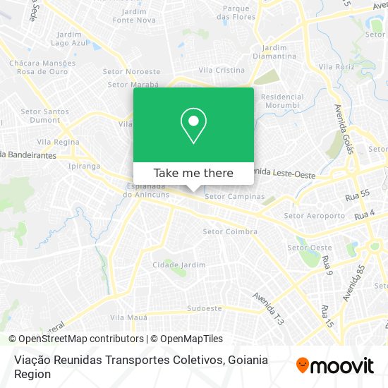 Viação Reunidas Transportes Coletivos map