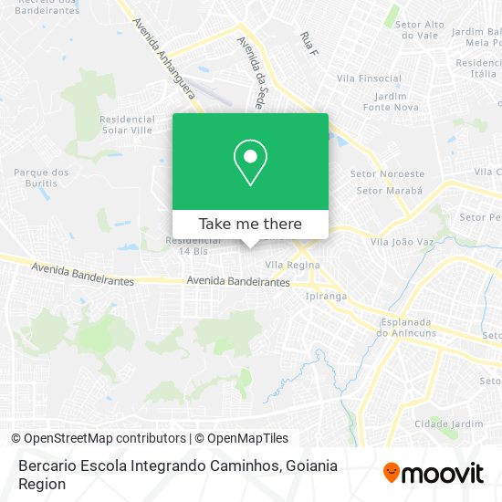 Bercario Escola Integrando Caminhos map