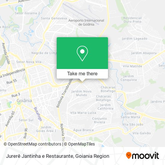 Mapa Jurerê Jantinha e Restaurante
