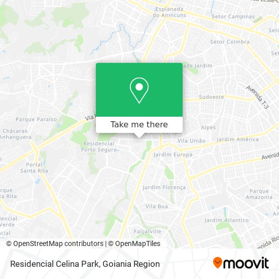 Residencial Celina Park map