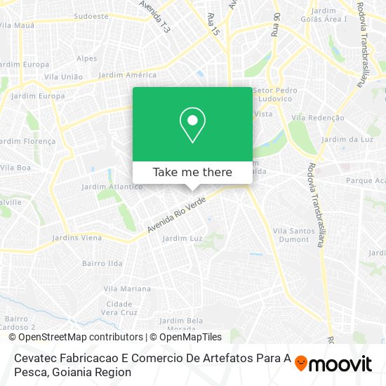 Cevatec Fabricacao E Comercio De Artefatos Para A Pesca map