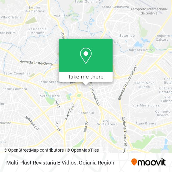 Multi Plast Revistaria E Vidios map