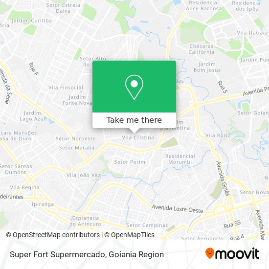 Mapa Super Fort Supermercado