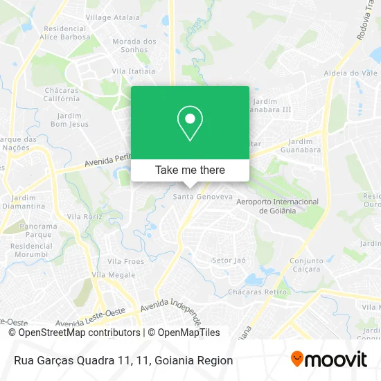 Rua Garças Quadra 11, 11 map