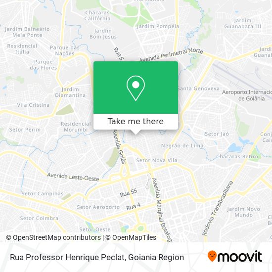 Rua Professor Henrique Peclat map