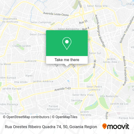 Rua Orestes Ribeiro Quadra 74, 50 map