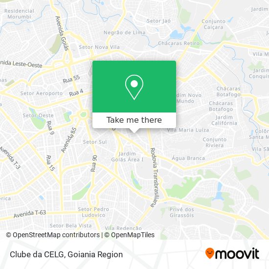 Clube da CELG map