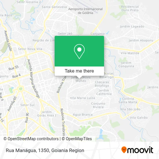 Rua Manágua, 1350 map