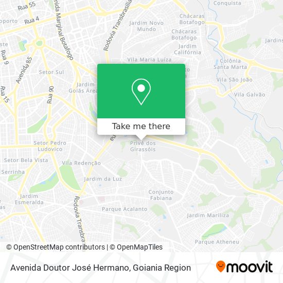 Mapa Avenida Doutor José Hermano