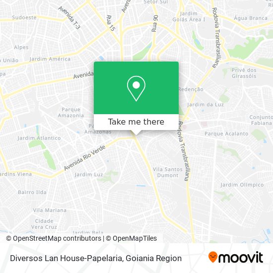 Diversos Lan House-Papelaria map