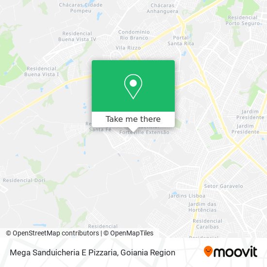 Mega Sanduicheria E Pizzaria map