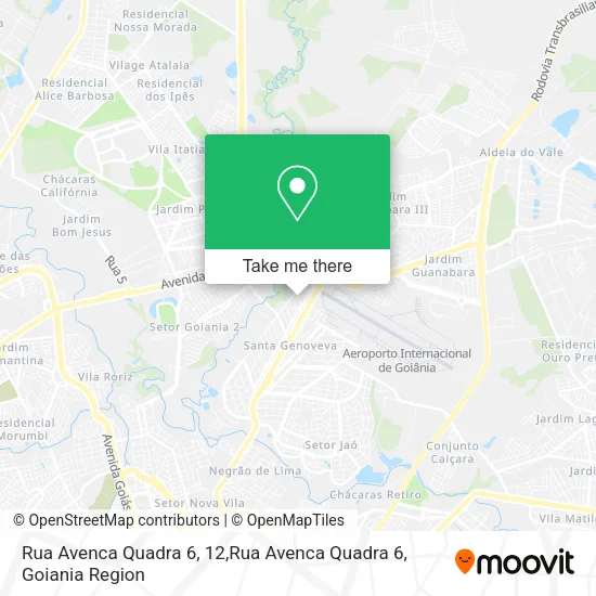 Rua Avenca Quadra 6, 12,Rua Avenca Quadra 6 map
