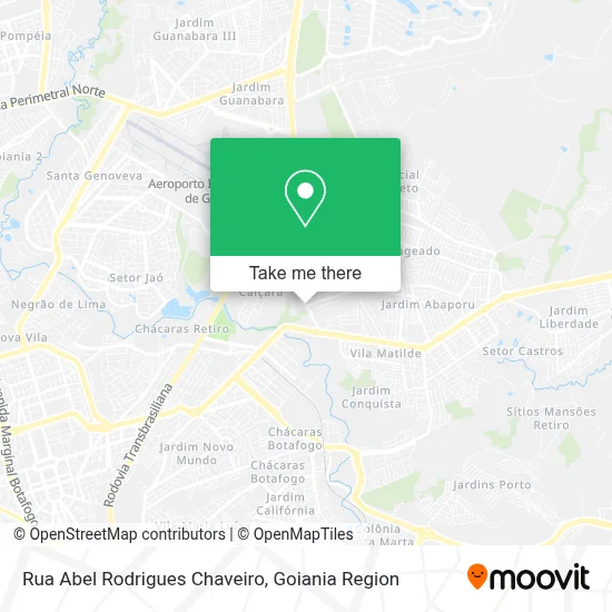 Rua Abel Rodrigues Chaveiro map