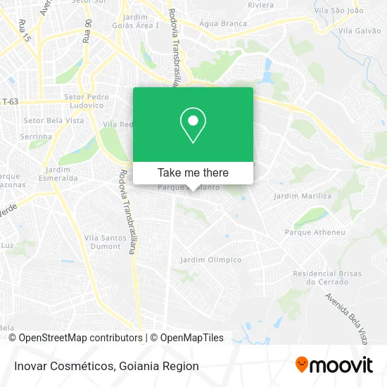 Inovar Cosméticos map