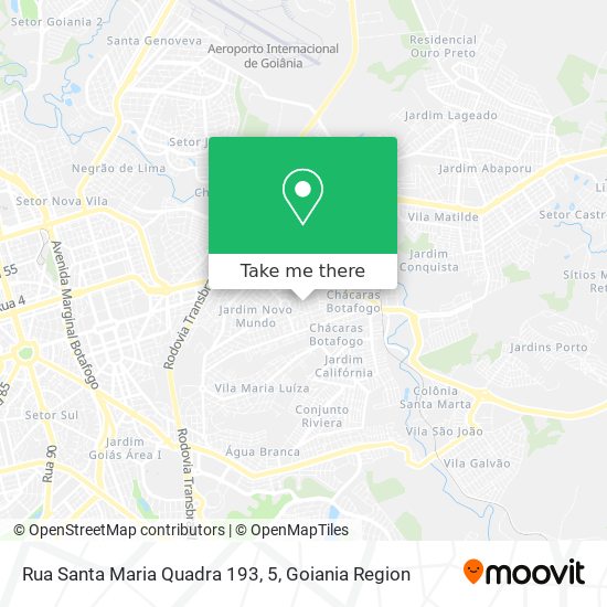 Rua Santa Maria Quadra 193, 5 map