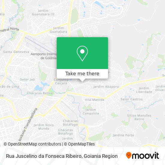 Rua Juscelino da Fonseca Ribeiro map