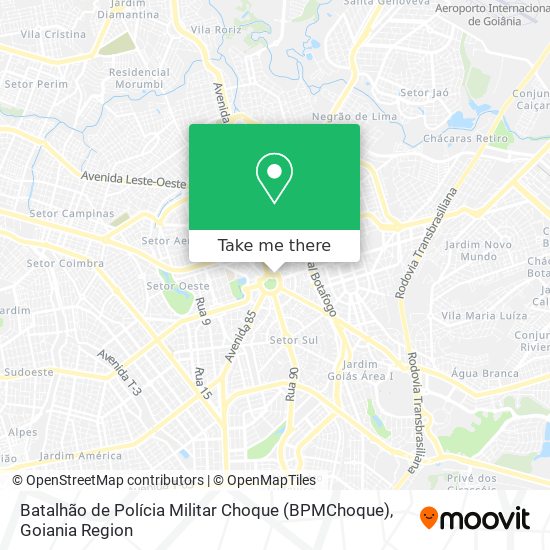 Batalhão de Polícia Militar Choque (BPMChoque) map