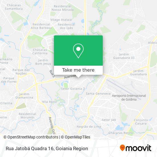 Rua Jatobá Quadra 16 map
