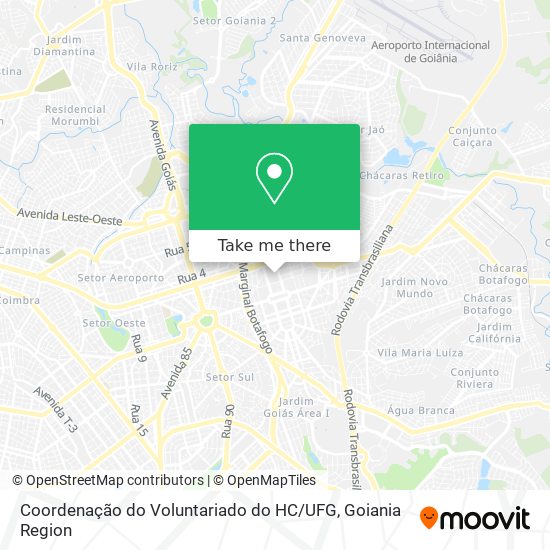 Coordenação do Voluntariado do HC / UFG map