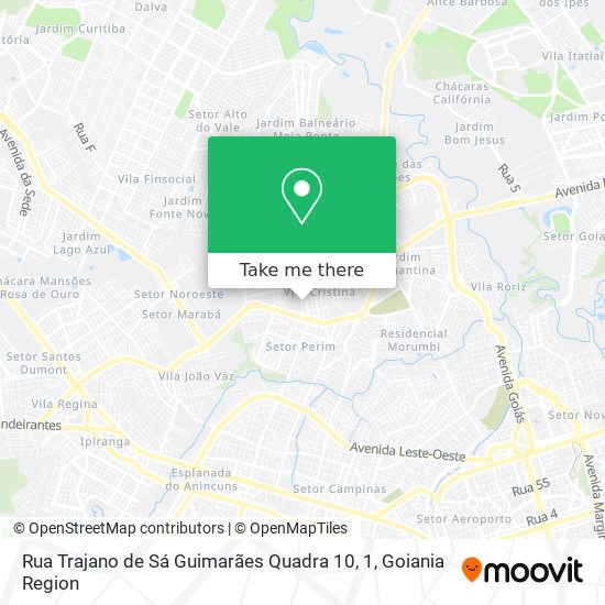 Mapa Rua Trajano de Sá Guimarães Quadra 10, 1