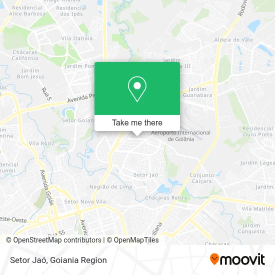 Setor Jaó map