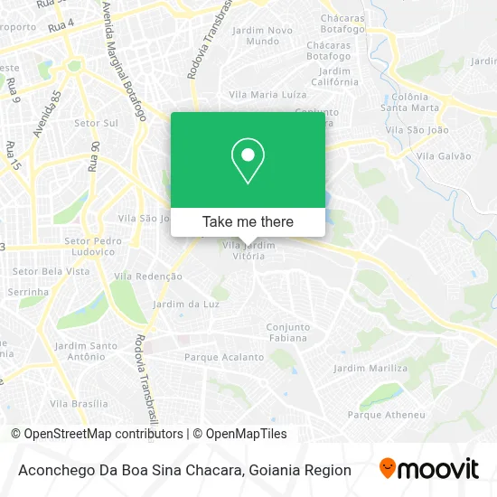 Aconchego Da Boa Sina Chacara map